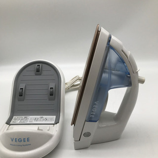【美品】日立HITACHI コードレススチームアイロン　ブルーの画像