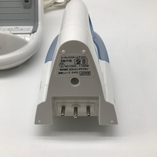 【美品】日立HITACHI コードレススチームアイロン　ブルーの画像