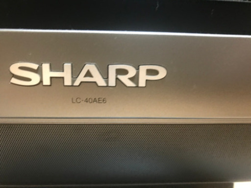 sharp フルHDテレビ　40型　型番LC40AE6