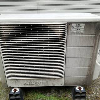 ナショナルの壊れたエアコン１台と室外機１台のセットの画像