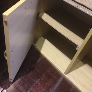 あげます！おままごとキッチン　手作り収納の画像