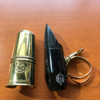 ★ソプラノサックス用セルマー製マウスピース&リガチャー&キャップ❗️★の画像