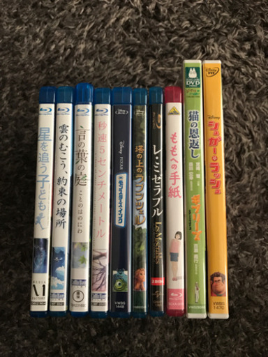 新海誠、ディズニー、ジブリ等　ブルーレイ＋dvdセット