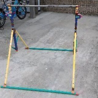 折りたたみ式　鉄棒　中古の画像