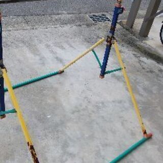 折りたたみ式　鉄棒　中古の画像