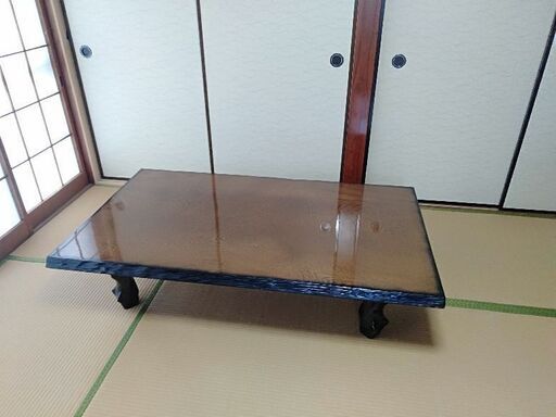 鉄刀木(たがやさん)座卓　ローテーブル