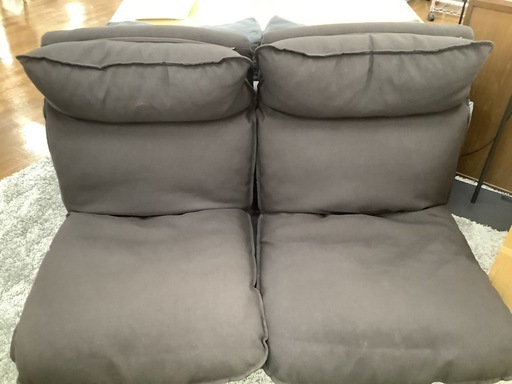 無印良品(ムジルシ)2人掛けリクライニングソファー