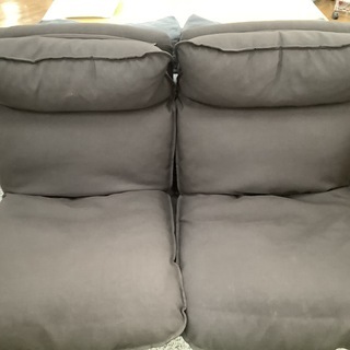 無印良品(ムジルシ)2人掛けリクライニングソファーの画像