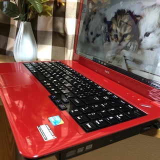 ☆彡大人気ＮＥＣリノベーションパソコン💗高速ｉ５/爆速ＳＳＤ２４０ＧＢ/人気のラズベリーレッド☆美品/Ｗｉｎ１０/Office2019付/15.6ｲﾝﾁ/メモリ4G/無線ＬＡＮ/ＤＶＤ・ＣＤ再生ソフト付　No.2008005の画像
