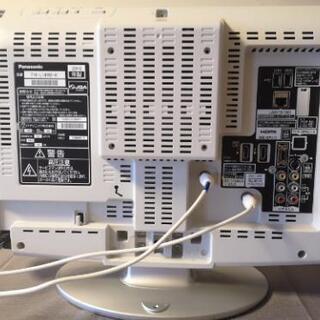 ハイビジョン液晶テレビ　panasonic 19V　HDD内蔵録画の画像