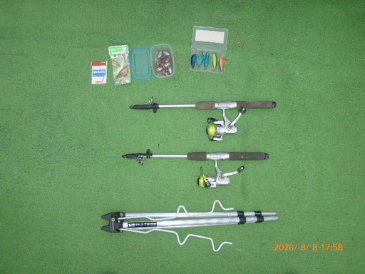 【中古】初心者用(こども用)つり道具(リール)