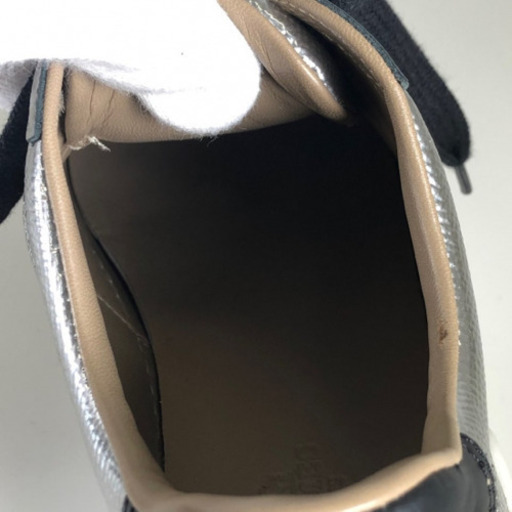【希少】HERMES 新作 レディース スニーカー ヴォルテージ シルバー 38