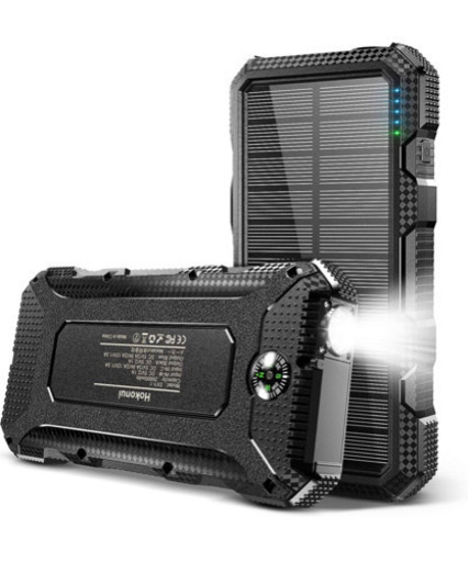 渡し者を決まり【太陽発電】 モバイルバッテリー　ソーラーチャージ