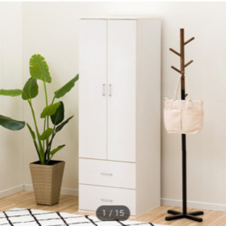 ニトリ　ワードローブ(クローネ1860 WH) タンス洋服の画像