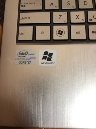 決まりました！【ドタキャンの為再出品ジャンク】価格65000円→6000円ASUS薄型ノートＰＣ　win7 Corei7