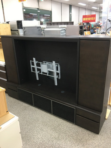 ハイバックタイプのワイドTVボード