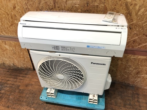 【管理KR133】Panasonic 2012年 2.2kw 6畳用 ルームエアコン CS-222CF 分解クリーニング済