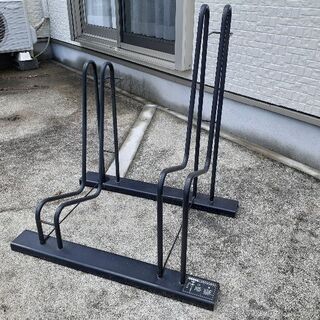 屋外自転車スタンド　2台用の画像