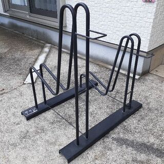 屋外自転車スタンド　2台用