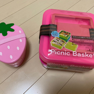 保温の弁当箱　ランチボックス　ピクニックバスケットの画像