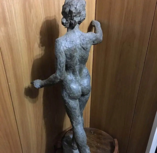 テラコッタ　彫塑　裸婦像　台付　サイン入り R antiques | 骨董・古美術・古道具・アンティーク