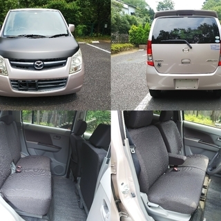 〓 AZ-ワゴン XG 〓 MJ23S★女性ワンオーナー★艶消しボンネット★キーレス★ワゴンR OEM★車検対応可【横浜市】の画像