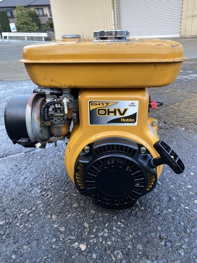 整備済　富士スバル　ロビン　6馬力　4サイクル　OHV　ガソリン エンジン　EH17B 現物確認歓迎 初期不良対応