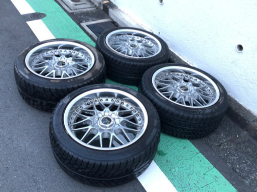 work EFORS 114.3 5穴　17インチ　訳あり　格安　メッシュ