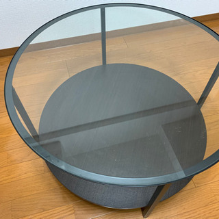 IKEAガラステーブル【8/10AMまで】の画像