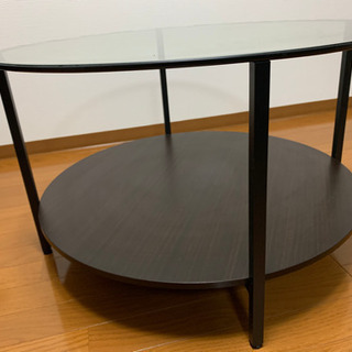 IKEAガラステーブル【8/10AMまで】の画像