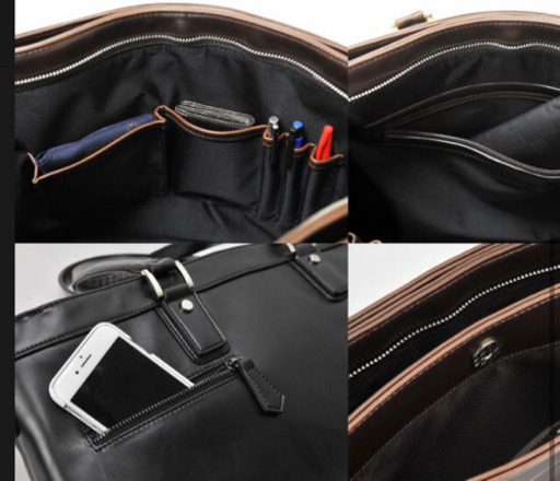 安価でほぼ新品！ お洒落なメンズ ビジネストートバッグ  サークロ　カラー/ネイビー