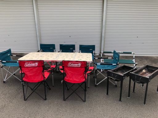 【お盆限定】コールマン イス・テーブルセット(おまけ付)