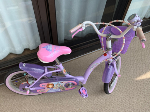 自転車　１８インチ　プリンセスソフィア