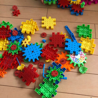 ギアブロック　知育玩具の画像