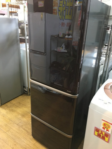 2015年製 SHARP 350L冷蔵庫 プラズマクラスター どっちもドア SJ-PW35A-T 日本製