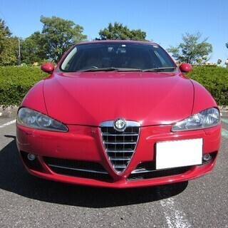 アルファロメオ１４７☆タイミングベルト交換済み　赤　車検2年　コミコミ　３9万円の画像