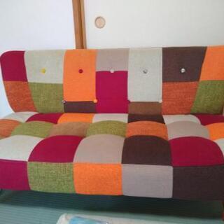 二人がけソファ