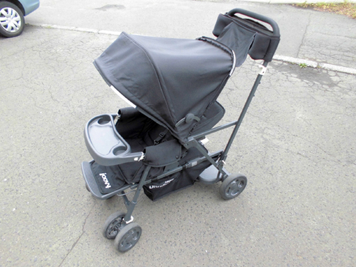 2人乗りベビーカー joovy/ジュービー カブース ウルトラライト グラファイト 811xjp ブラック 南12条店
