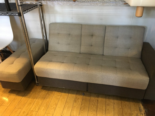 美品 ニトリ 多機能ソファベッド タキノウ