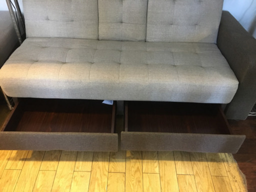 美品 ニトリ 多機能ソファベッド タキノウ