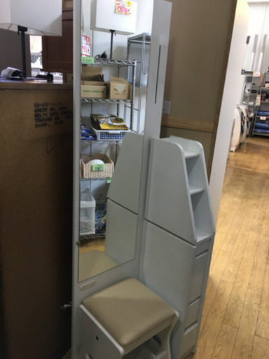 鈴木木工家具 照明付き ドレッサーセット アーバンStyle