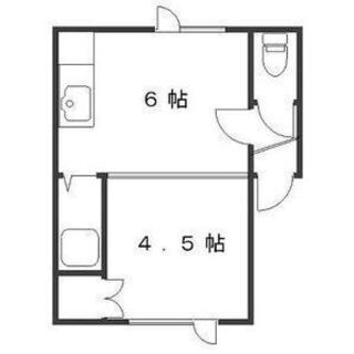 2階の物件♪バストイレ別です！生活保護歓迎♪すぐ見学できます♪