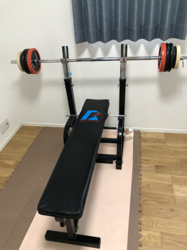 ベンチプレス バーベル 約50キロセット