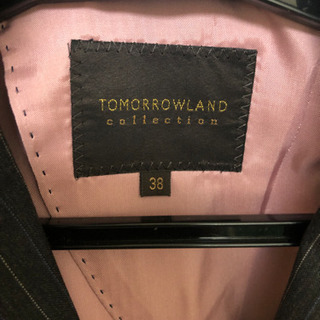 TOMORROWLAND ピンストライプジャケット　サイズ38の画像