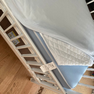 値下げ◇ベビーベッド セット 一式(ファミリア カトージ ソフィア)