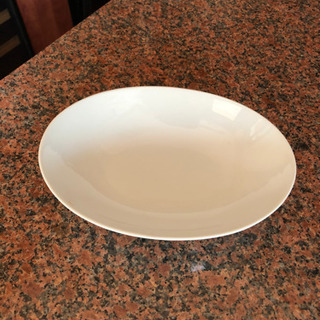 楕円のニトリのカレー皿