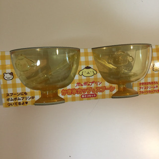 かき氷カップアンドスプーン ポムポムプリン