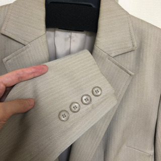 グレージュジャケット　サイズ38の画像