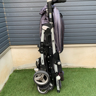 あげます　ペグペレーゴ　デニムベビーカーの画像