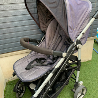 あげます　ペグペレーゴ　デニムベビーカーの画像